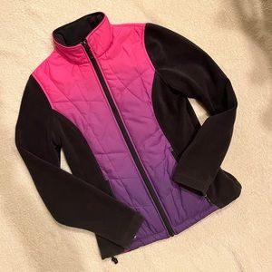 Ideology fleece ombré jacket size XS